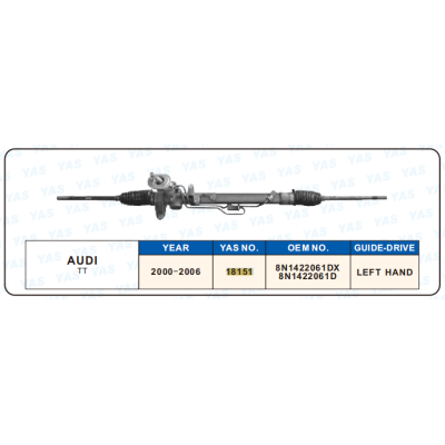 18151 Hydraulic Steering Rack /Steering Gear AUDI TT