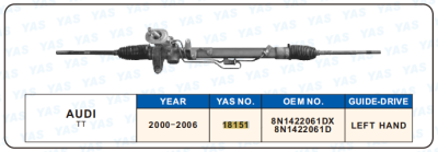 18151 Hydraulic Steering Rack /Steering Gear AUDI TT