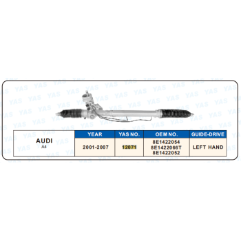 12071 Hydraulic Steering Rack /Steering Gear AUDI A4