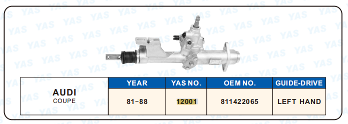 12001 Hydraulic Steering Rack /Steering Gear AUDI A6 2.4/2.8(B4, C5)