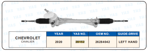 28152 Hydraulic Steering Rack /Steering Gear CHEVROLET CAVALlER