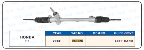 28052C Hydraulic Steering Rack /Steering Gear HONDA FlT