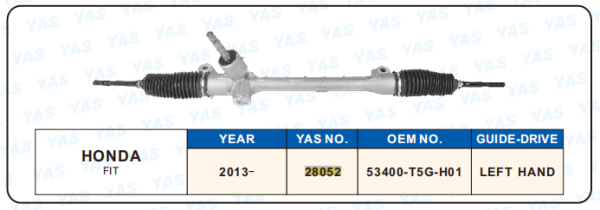 28052 Hydraulic Steering Rack /Steering Gear HONDA FlT