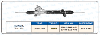 12069 Hydraulic Steering Rack /Steering Gear HONDA CR-V/RE 4
