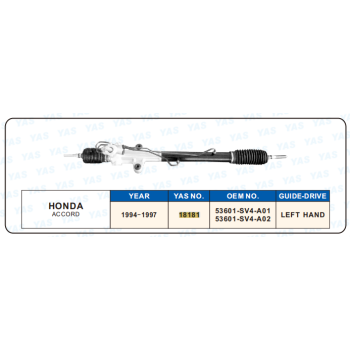 18181 Hydraulic Steering Rack /Steering Gear HONDA ACCORD