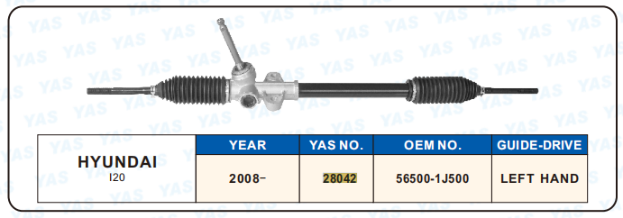 28042 Hydraulic Steering Rack /Steering Gear HYUNDAI l20