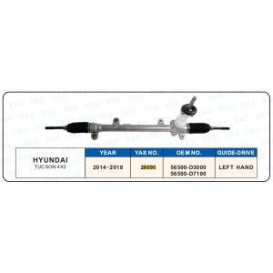 28095 Hydraulic Steering Rack /Steering Gear HYUNDAI TUCSON 4X2