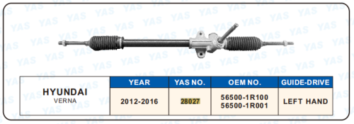 28027  Hydraulic Steering Rack /Steering Gear HYUNDAI VERNA