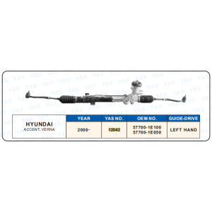 12042  Hydraulic Steering Rack /Steering Gear HYUNDAI  ACCENT,VERNA
