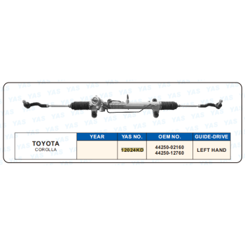 12024KD  Hydraulic Steering Rack /Steering Gear TOYOTA COROLLA