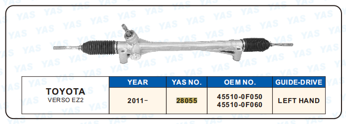 28055  Hydraulic Steering Rack /Steering Gear TOYOTA VERSO EZ2