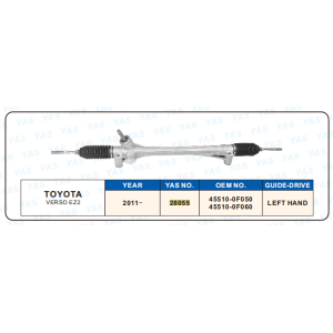 28055 Hydraulic Steering Rack /Steering Gear TOYOTA VERSO EZ2