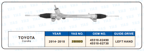 28080D  Hydraulic Steering Rack /Steering Gear TOYOTA Corolla