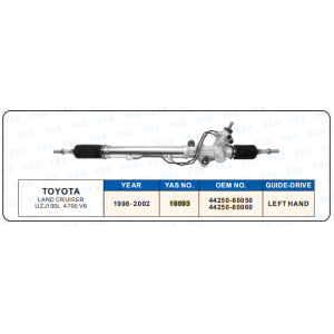 18093  Hydraulic Steering Rack /Steering Gear TOYOTA LAND CRUISER UZJ100L 4700 V6