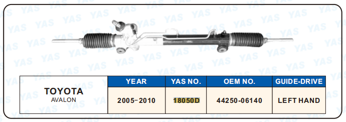 18050D  Hydraulic Steering Rack /Steering Gear TOYOTA  AVALON