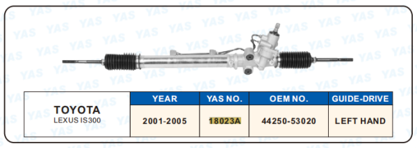 18023A Hydraulic Steering Rack /Steering Gear TOYOTA LEXUS IS300