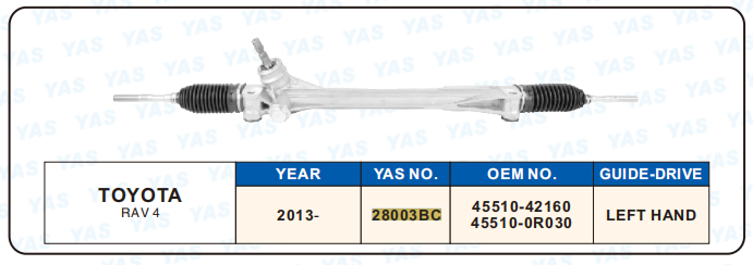 28003BC Hydraulic Steering Rack /Steering Gear TOYOTA RAV 4