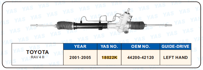 18022K Hydraulic Steering Rack /Steering Gear TOYOTA RAV 4 II