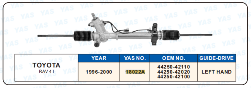 18022A Hydraulic Steering Rack /Steering Gear TOYOTA RAY 4 I