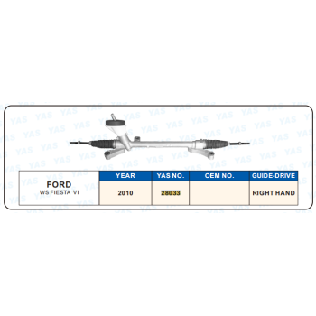 28033  Hydraulic Steering Gear/ steering rack for FORD WS FIESTA  VI