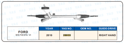 28033  Hydraulic Steering Gear/ steering rack for FORD WS FIESTA  VI