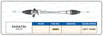 28203 Hydraulic Steering Gear/ steering rack for DAIHATSU Sirion