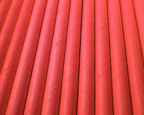 結婚式の赤い紙のわらの装飾パーティーテーブルの装飾のために装飾的な使い捨てのストロー
