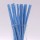 6mm Party Creative Disposable Milk Tea Degradable blue chevron striped Paper Straw