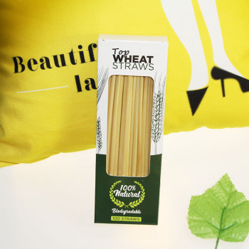 100per Box純粋で自然な健康と環境保護の分解可能な超微細な長い麦わら