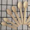 Biodegradable Wooden Disposable Cutlery Fork Knife Spoon Napkin Set
