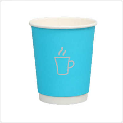 Hot sale high quality coffee house OEM 57oz Food grade Kraft blue paper cup Wholesale