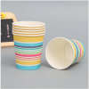 Hot sale high quality coffee house OEM 57oz Food grade Kraft colorful paper cup Wholesale