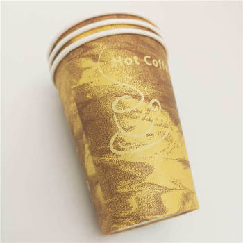 Hot sale high quality coffee house OEM 57oz Food grade colorful Hot stamping paper cup Wholesale