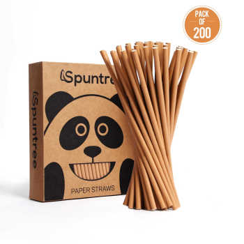 6mm Biodegradable Eco Friendly Brown Natural Kraft Paper Straw