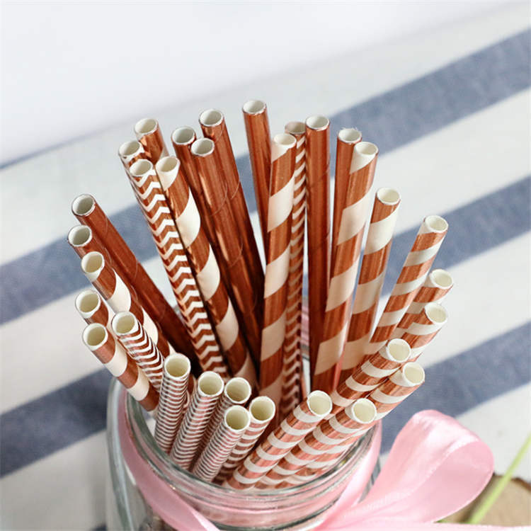 Hot stamping Paper Straws