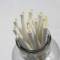 8mm Custom Biodegradable White Degradable Paper Drinking Straws