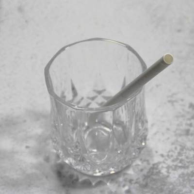 8mm Custom Biodegradable White Degradable Paper Drinking Straws