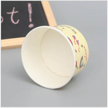 Hot sale high quality colorful custom printing disposable small cake ice cream paper cup