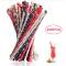 Christmas Decoration Paper drinking Straws For kids and shops