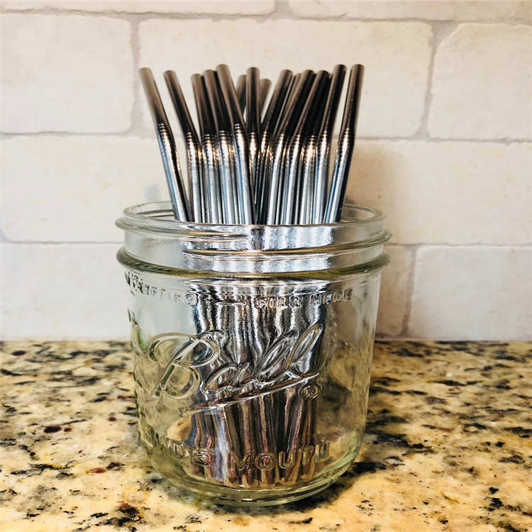 hot stainless steel drinking straws