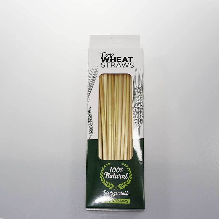 Boxed wheat straw