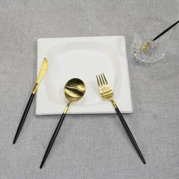 304 stainless steel cutlery fork and spoon can customized knife and fork set