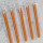 Wholesales Ecofriendly Orange Paper Straws Biodegradable Cocktail Drinking  Pointed Paper Straws