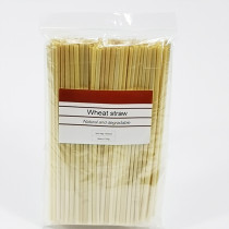Compostable eco-friendly disposable grass wheat drinking straws