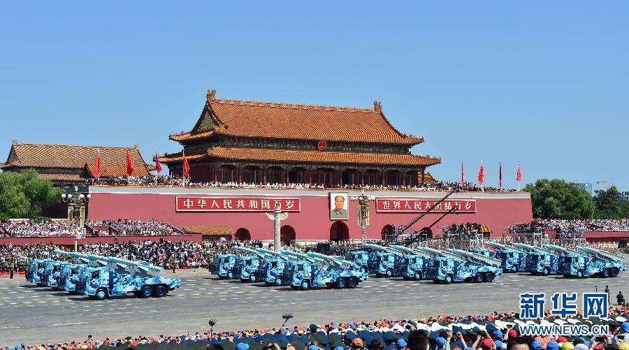 軍事パレードから中国を見る