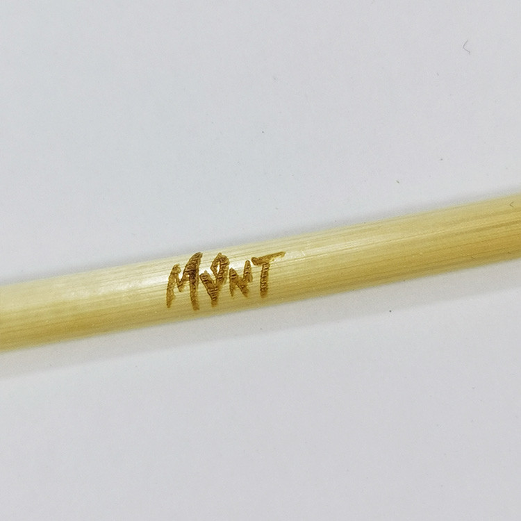 Wheat straw lettering