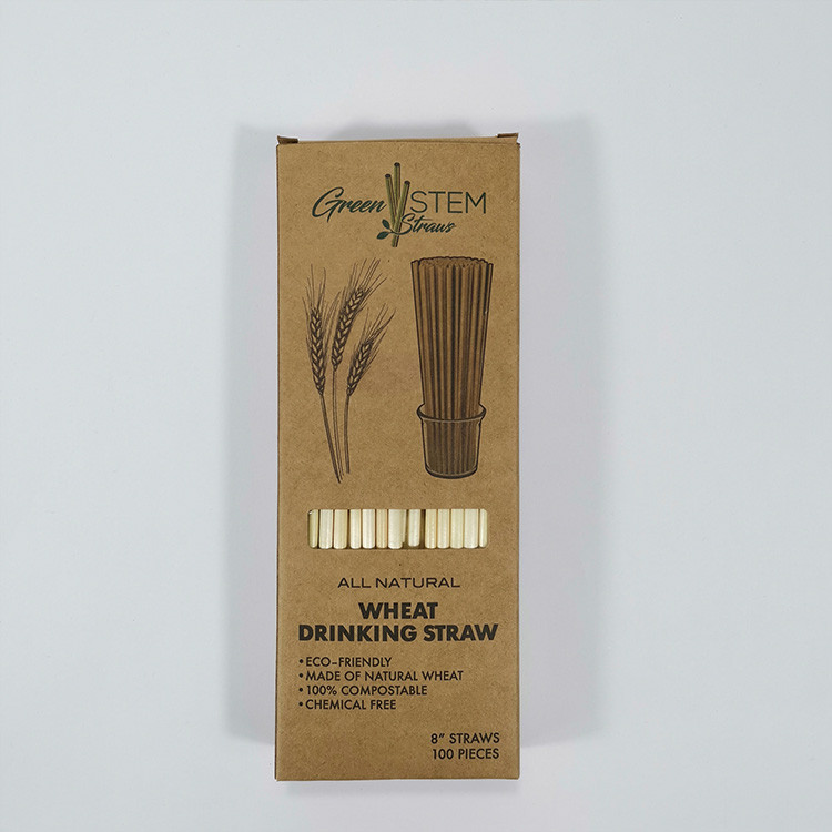 Boxed wheat straw design
