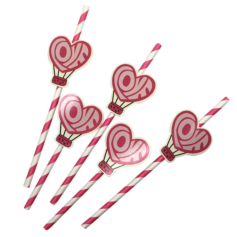 Party decoration paper straws