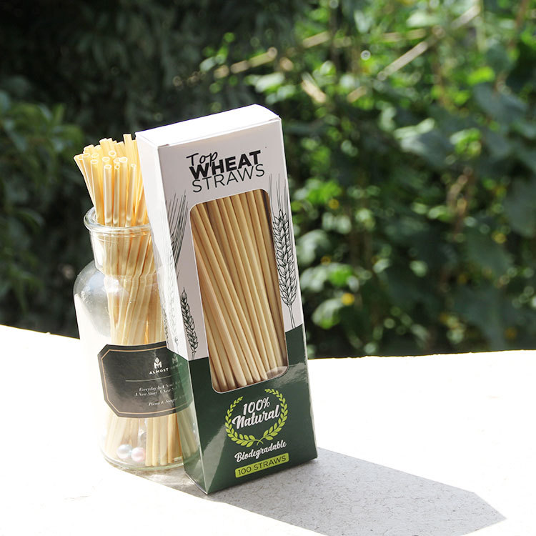 Supporting agricultural development, enterprise innovation uses wheat stems to make straws
