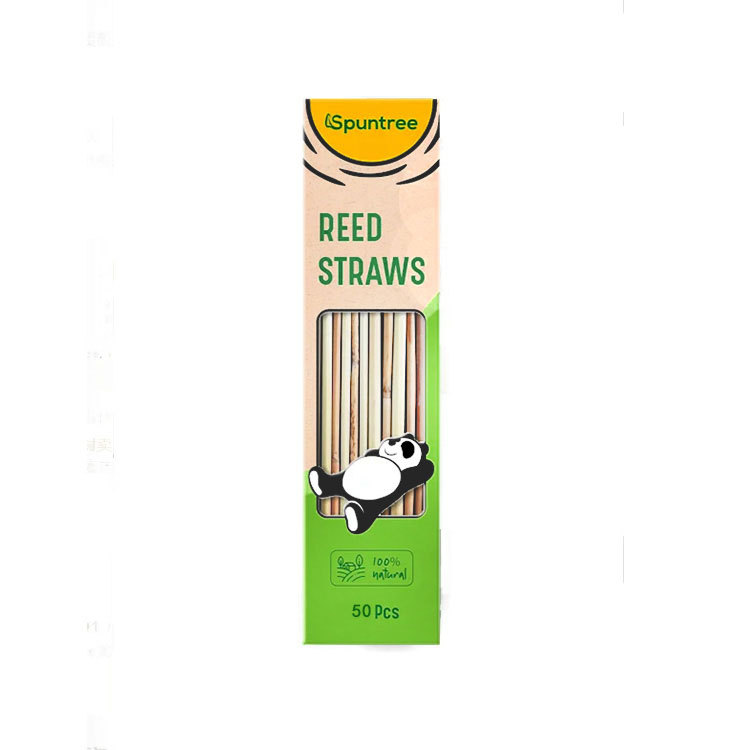 The package of Hotseller 2019 Biodegradable Compostable Grass Straw Drinking, Biodegradable Reed Straws